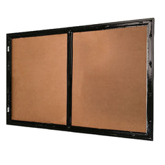 Black And Gold Tropical Leaves Canvas Wall Painting