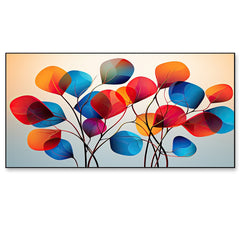 Abstract Botanical Canvas Modern Multicolor Leaf canvas Wall painting