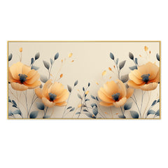 Golden Yellow Blossom Symphony Elegant Floral Artwork