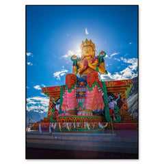 Buddhist Monastery Spiritual Lord Buddha Canvas Painting