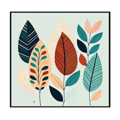 Nature’s Symphony modern art Canvas Painting  Elegant Floating Frame Wall Paintings