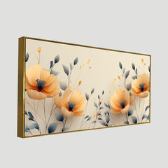 Golden Yellow Blossom Symphony Elegant Floral Artwork