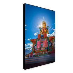 Buddhist Monastery Spiritual Lord Buddha Canvas Painting