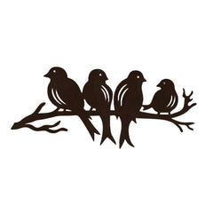 Wooden Laser Cut Birds on Branch Wall Decorative LED Backlit for Home and Office Décor