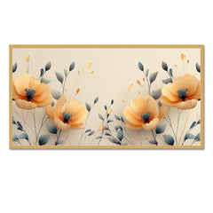 Golden Yellow Blossom Symphony Elegant Floral Artwork