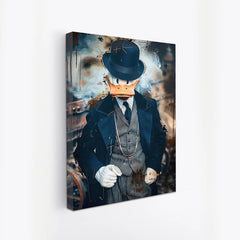 donald duck Classic Gentleman Boss Elegance Canvas Painting for Wall Decoration Elegant Little Girl Moder Art Stretched Wall Paintings