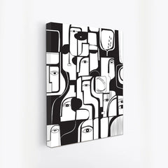 Modern Picasso Inspired Faces Abstract People Canvas Wall Painting for Wall Decoration Elegant Modern Art Stretched Wall Paintings