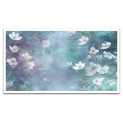 Canvas Abstract Magnolia Floral Framed Painting for Home and Office Decoration