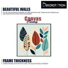 Nature’s Symphony modern art Canvas Painting  Elegant Floating Frame Wall Paintings