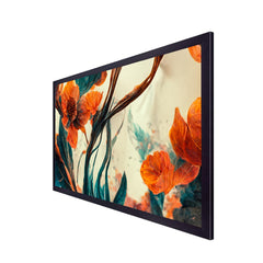 Vibrant Floral Elegance colour full Canvas Modern Abstract Flower Wall Art for Stylish Decor