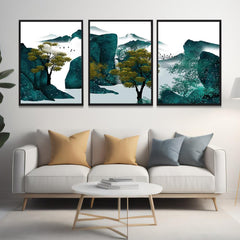 Modern Nature Art Print/Painting for Living Room,Bedroom,Home, Office Wall Décor