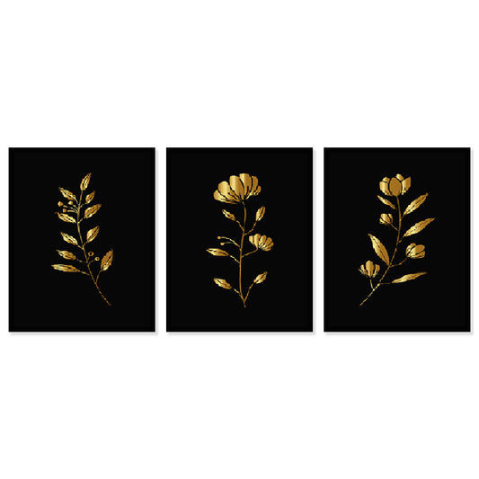 Set of 3 Abstract Modern Art Wall Decor Framed Painting for Living Room Bedroom DS32