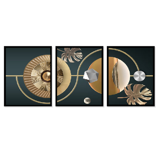 Set of 3 Abstract Modern Art Wall Decor Framed Painting for Living Room Bedroom DS34