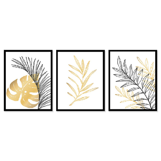 Modern Art Wall Decor Framed Painting Set of 3 (DS39)