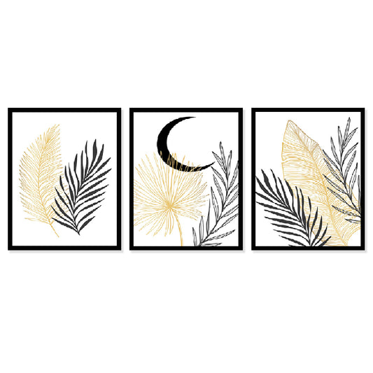 Modern Art Wall Decor Framed Painting Set of 3 (DS44)