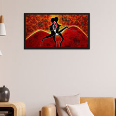 Modern Art Floating Framed Canvas Wall Painting