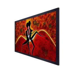 Modern Art Floating Framed Canvas Wall Painting