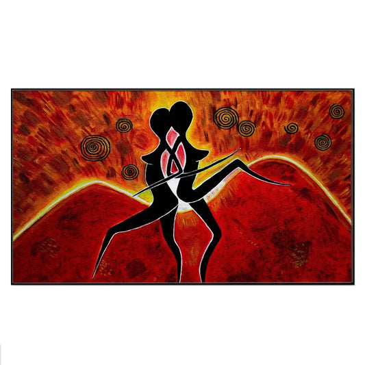 Modern Art Floating Framed Canvas Wall Painting