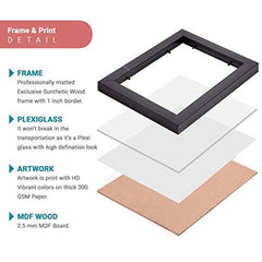 Modern Art Wall Decor Framed Painting Set of 3 (DS42)