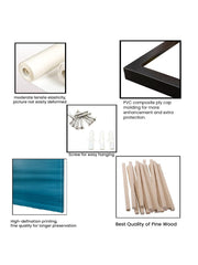 Lush Tropical Leaf Canvas painting Vibrant Botanical Wall Art for Elegant Interiors