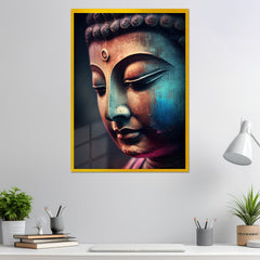 Buddha Religious Acrylic Wall Painting