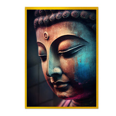 Buddha Religious Acrylic Wall Painting