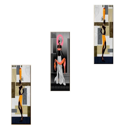 Wall Hanging Stretched and Multi Framed Canvas Wall Painting for Living Room, Bedroom, Office Wall Decoration