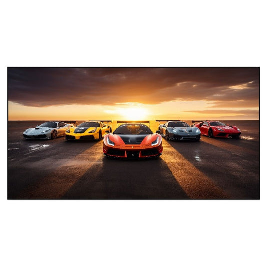 Fast Supercars Floating Frame Canvas Wall Painting
