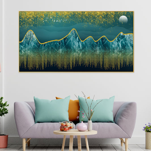 Modern Abstract Art Prints Floating Frame Wall Paintings