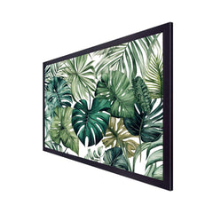 Tropical Green Plant Floating Frame Wall Painting