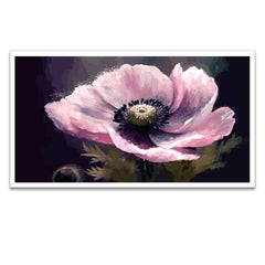 Pink Floral Painting for Home Decoration Nature Art Floating Framed Canvas Wall Painting