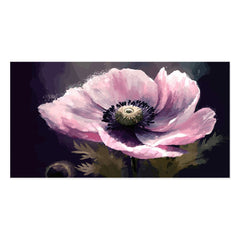 Pink Floral Painting for Home Decoration Nature Art Floating Framed Canvas Wall Painting