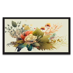 Abstract Spring Season Floating Frame Canvas Wall Paintings