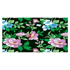 Beautiful Pink and Blue Floral Floating Frame Canvas Wall Painting