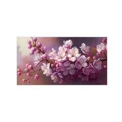 Beautiful Floral Pink Cherry Blossom Floating Frame Canvas wall Painting