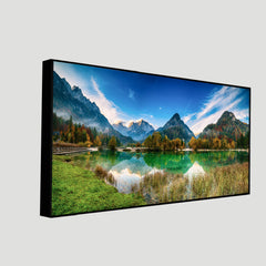 Nature Landscape Floating Frame Mountain Scenery Canvas Wall Painting