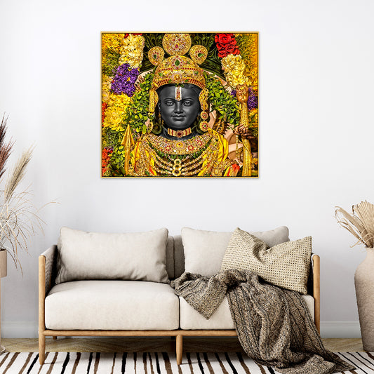 Ram Lalla of Ram Janm Bhoomi Religious Art Canvas Wall Painting