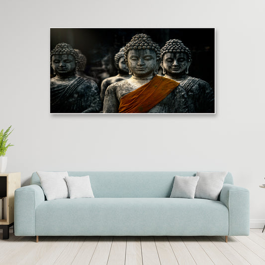 Meditating Budha Canvas Big Painting for Home Décoration