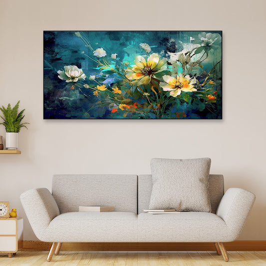 Beautiful Floral Canvas Wall Paintings for Home Decoration