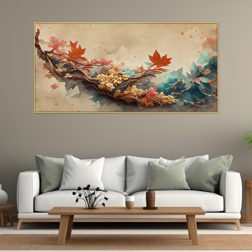 3D Art Natural Illustration Floating Frame Canvas Painting For Wall Décor