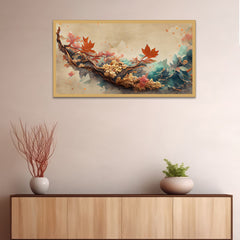 3D Art Natural Illustration Floating Frame Canvas Painting For Wall Décor