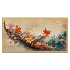 3D Art Natural Illustration Floating Frame Canvas Painting For Wall Décor