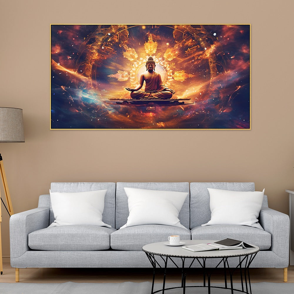 Lord Gautam Buddha Wall Canvas Wall Painting