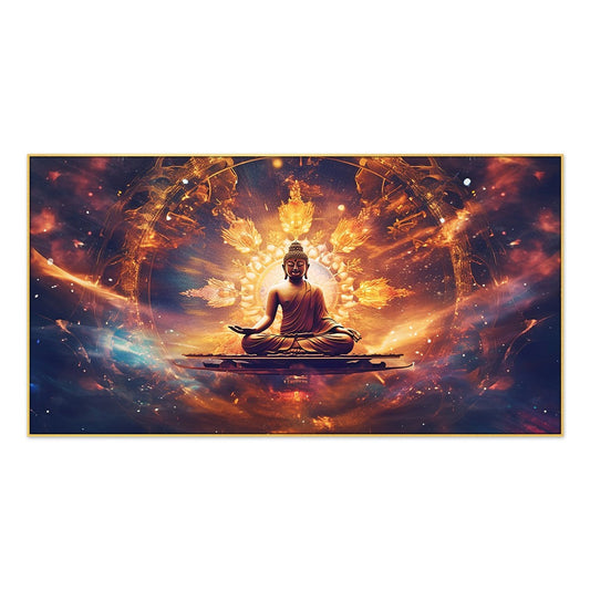 Lord Gautam Buddha Wall Canvas Wall Painting