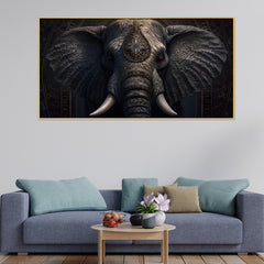 Majestic Elephant Modern Art Big Canvas Wall Painting