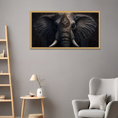 Majestic Elephant Modern Art Big Canvas Wall Painting