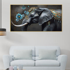 Majestic Elephant Modern Art Canvas Wall Painting