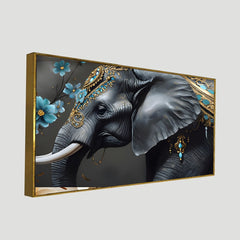 Majestic Elephant Modern Art Canvas Wall Painting