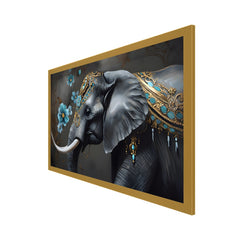 Majestic Elephant Modern Art Canvas Wall Painting