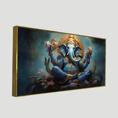 Lord Ganesha Canvas Wall Painting